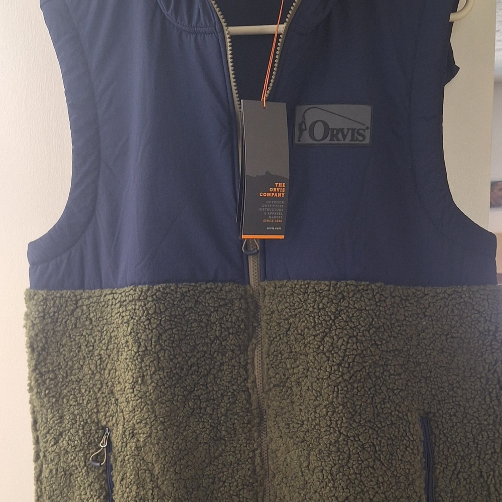 Orvis Blue and Green Vest